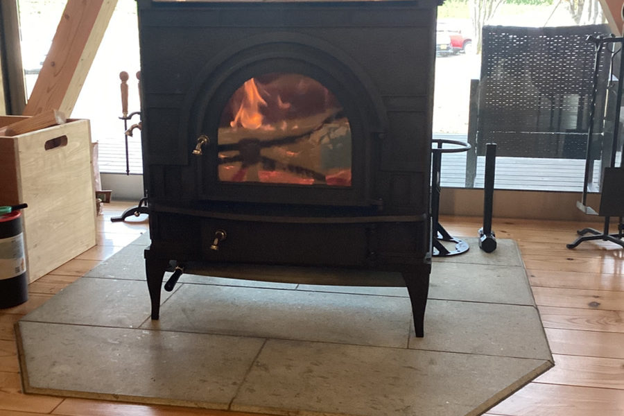 薪ストーブ、始動しました